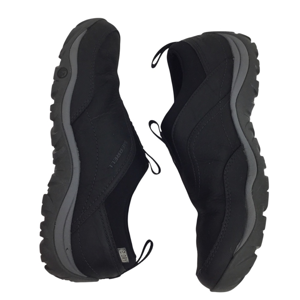 Merrell Bracken Insulated Nubuck Leather Waterproof Hiking Shoes Black - Picture 4 of 14